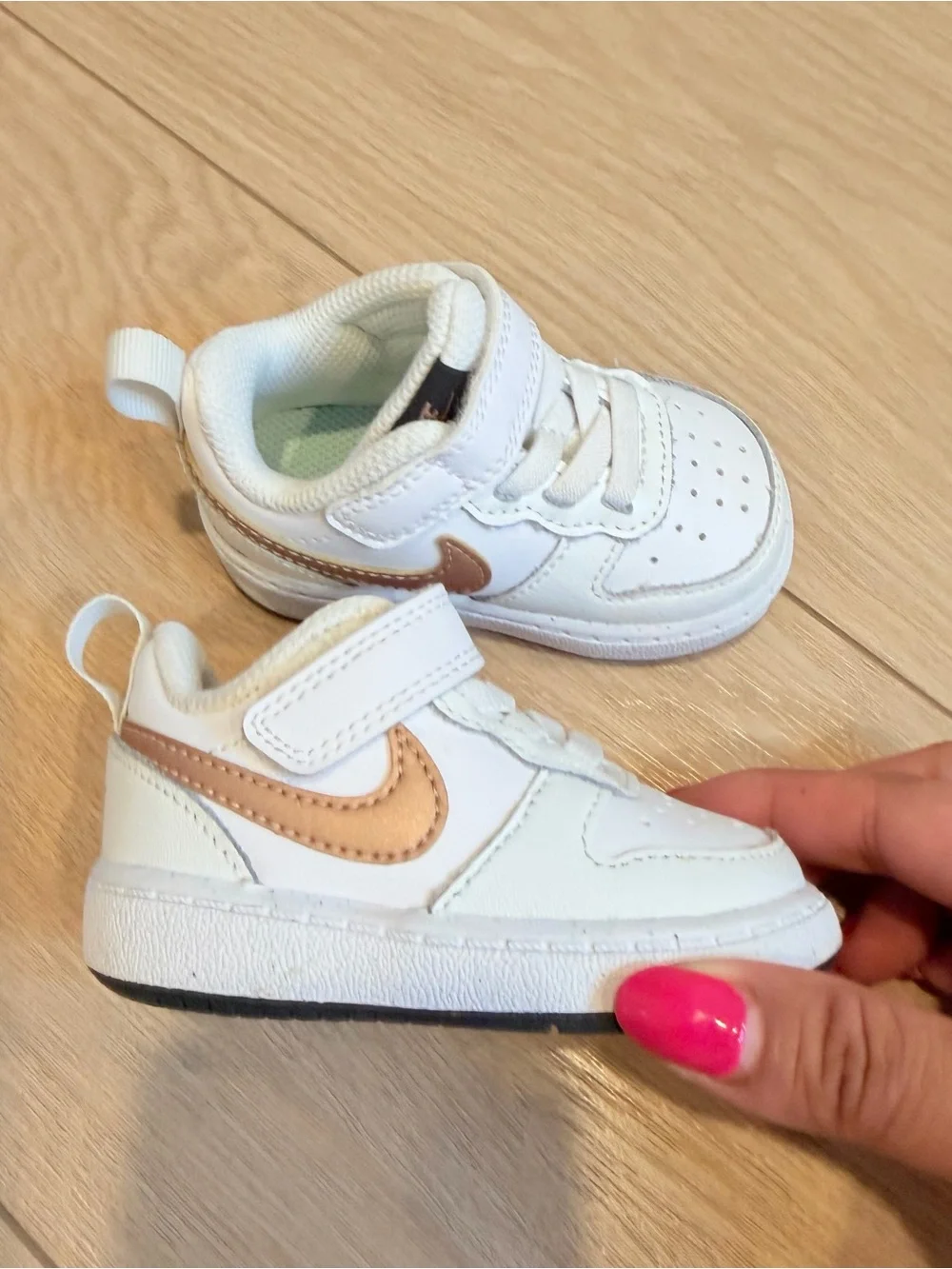 EUC Nike Court Borough Low 2 Baby/Toddler Shoes 3C